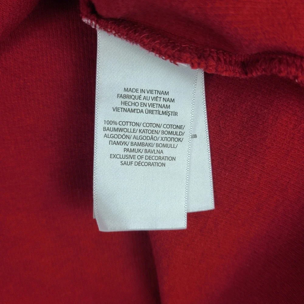Polo Ralph Lauren Sweater Mens XL Red Estate Rib Quarter Zip‎ Sweatshirt *